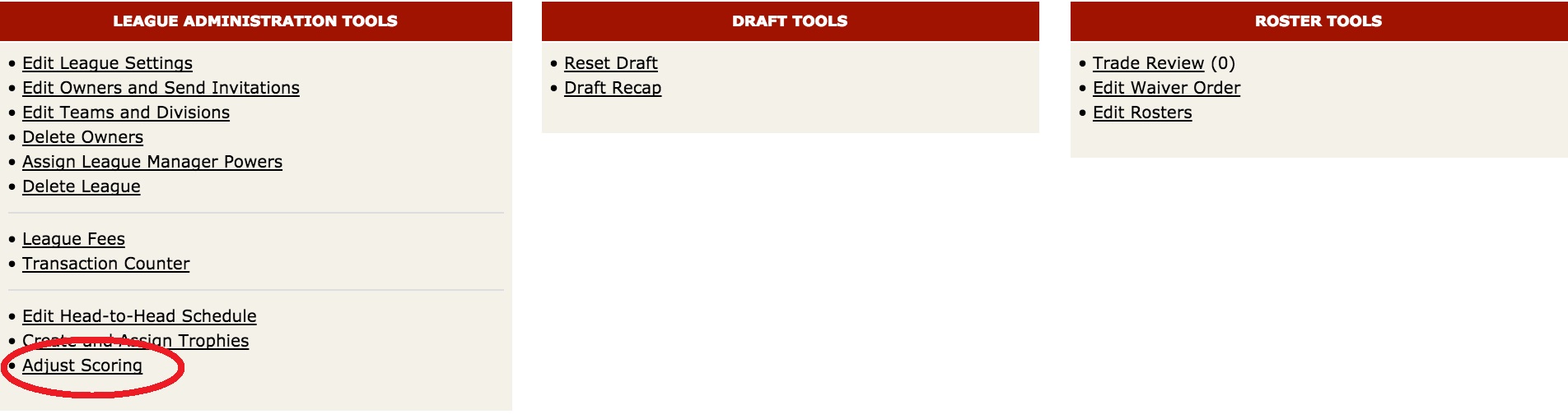 Espn Fantasy Football Scoring Changes