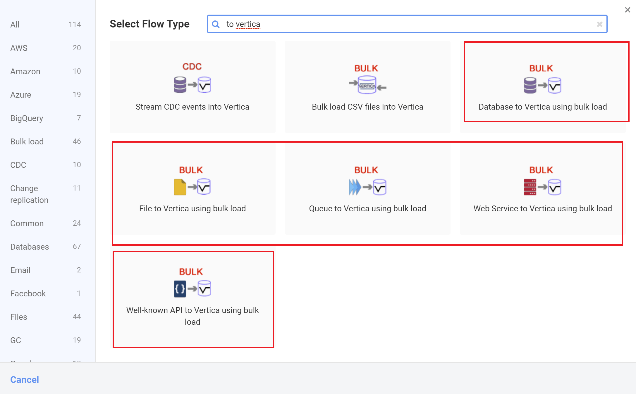 Extract, transform, and load data in Vertica Etlworks Support