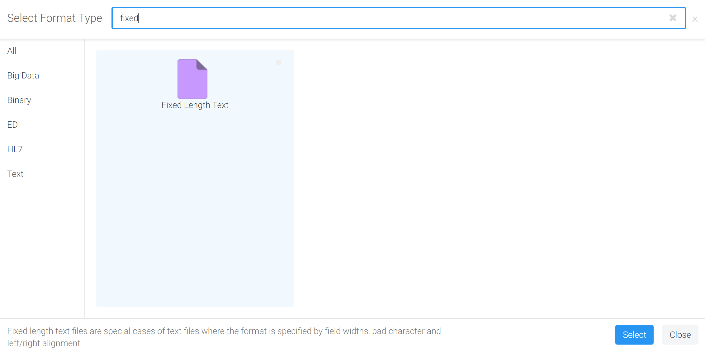 Fixed Length Text Format Etlworks Support