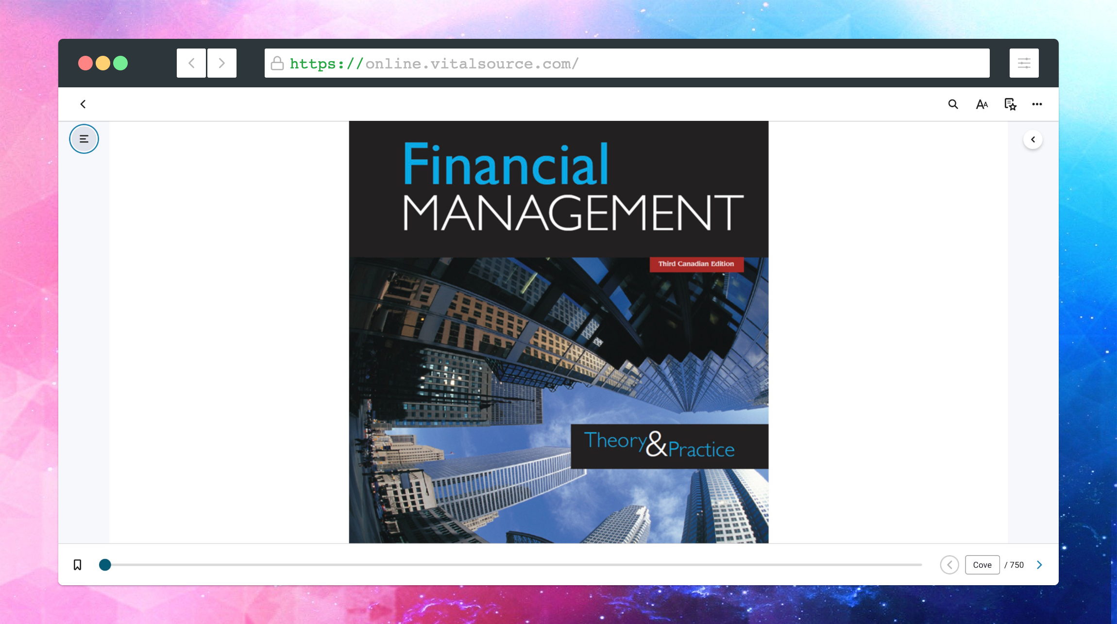 eVantage Bookshelf eTextBook Features eVantage