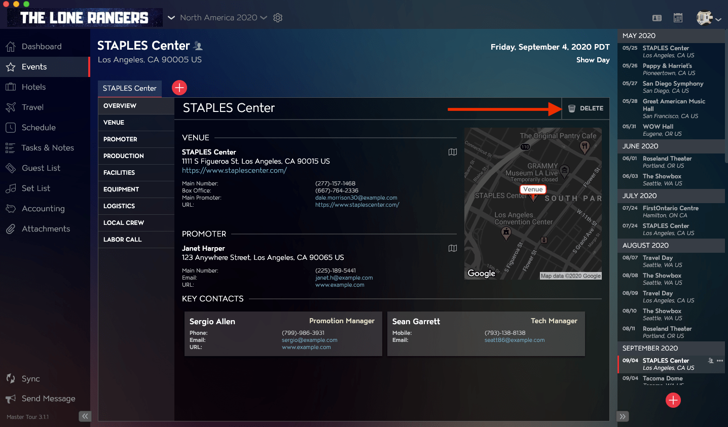 How to Remove Events Eventric Support