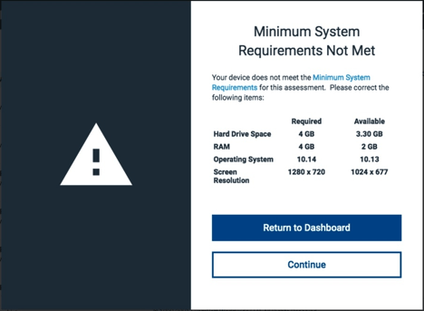Examplify: Minimum System Requirements (MSRs) – ExamSoft