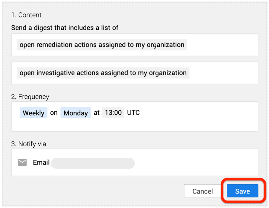 Setting up an email digest Expel Help Center
