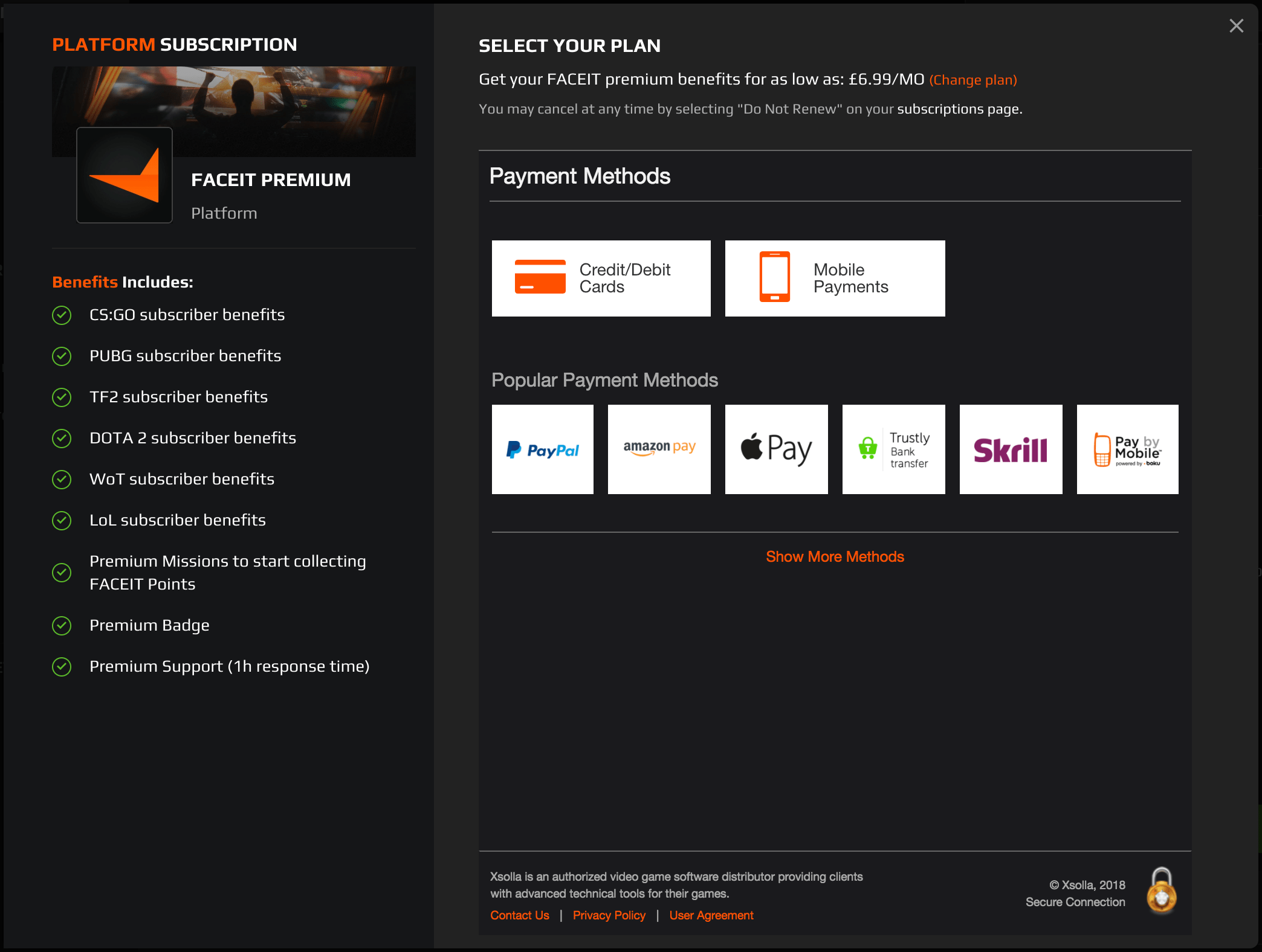 Premium Subscription FACEIT