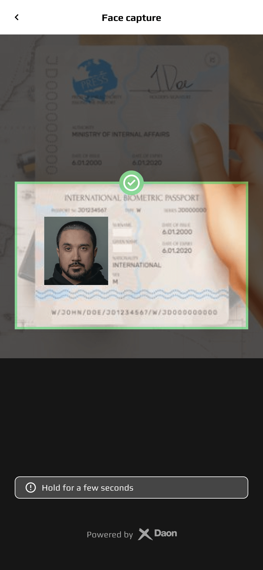 The Verification process FACEIT