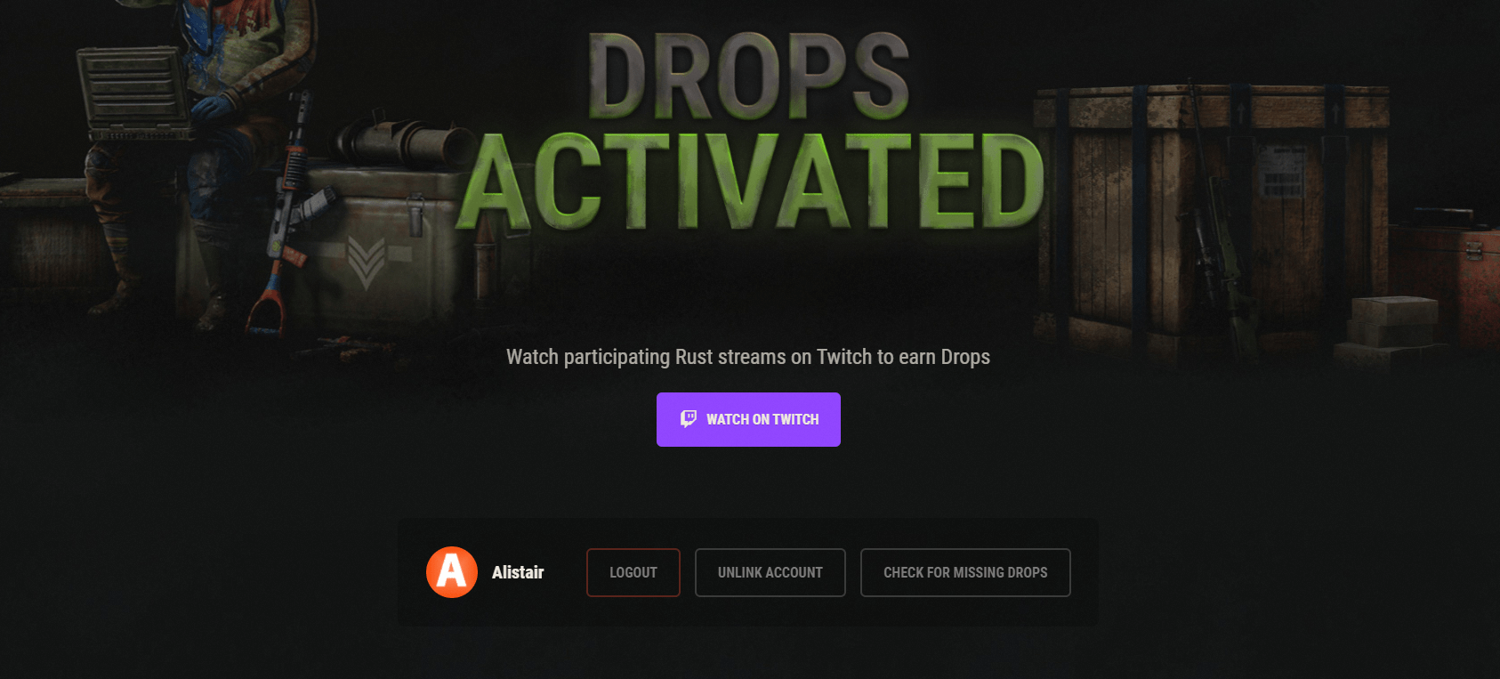 コンプリート！ rust twitch drops round 8 227559Rust twitch drops round 8 steam