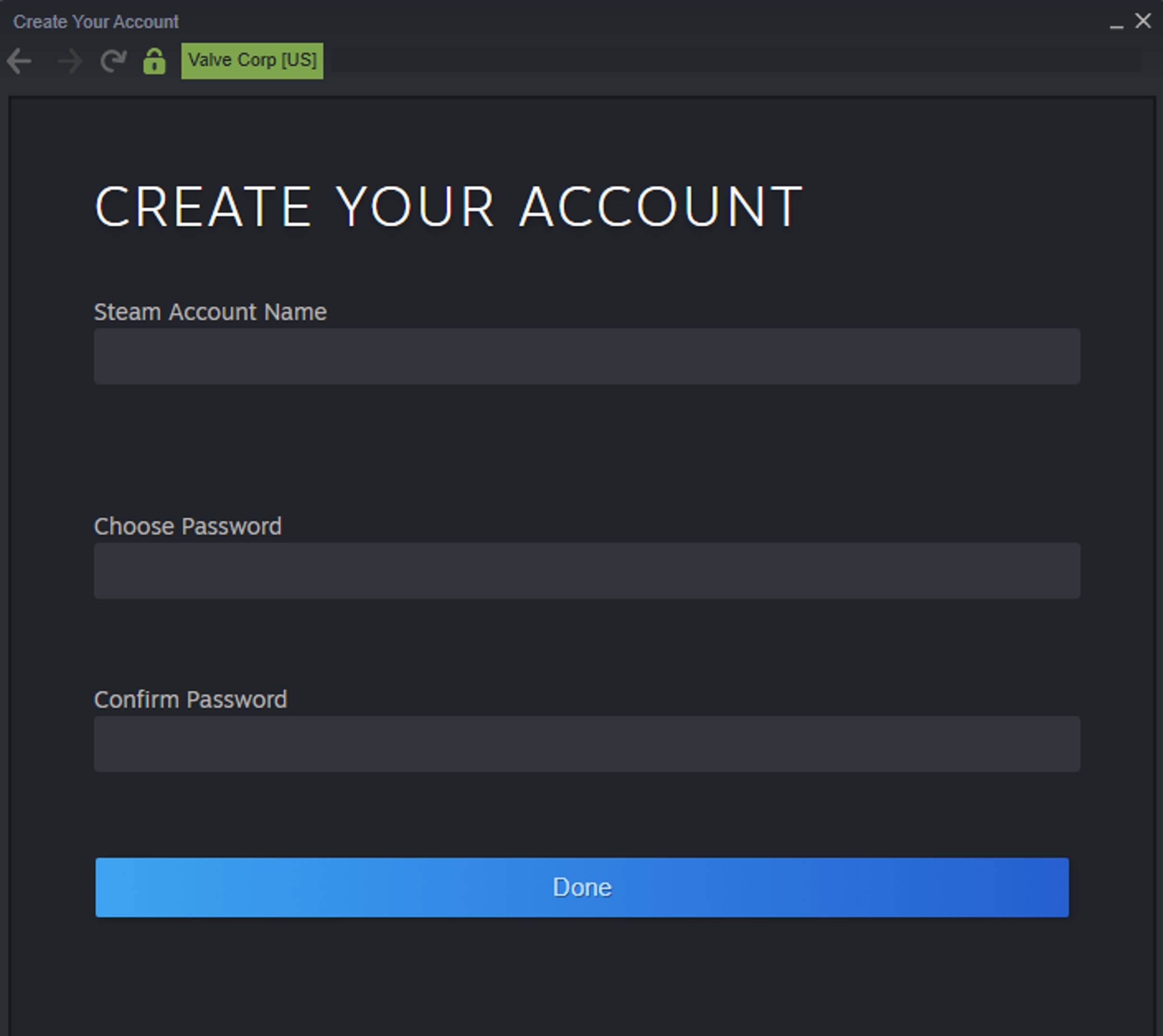 How do I create a Steam account? Customer Services