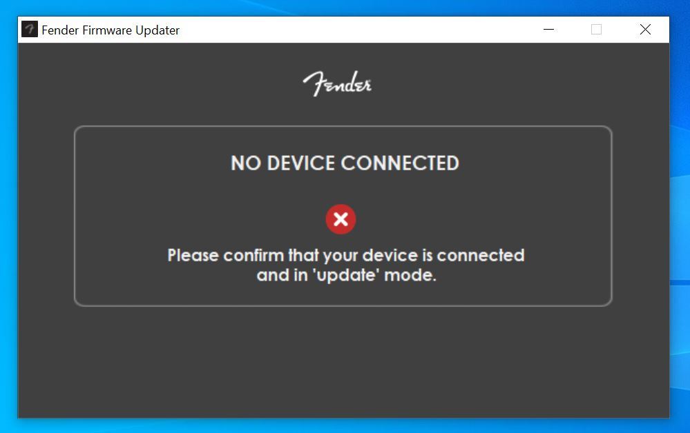 Firmware Update On My Acoustic 100/200 Amp Windows · Customer Self