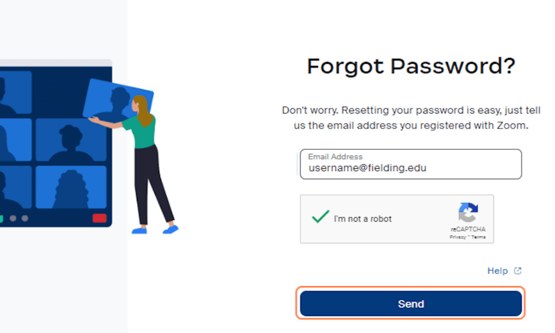 How do I reset my Zoom password? Fielding Graduate University