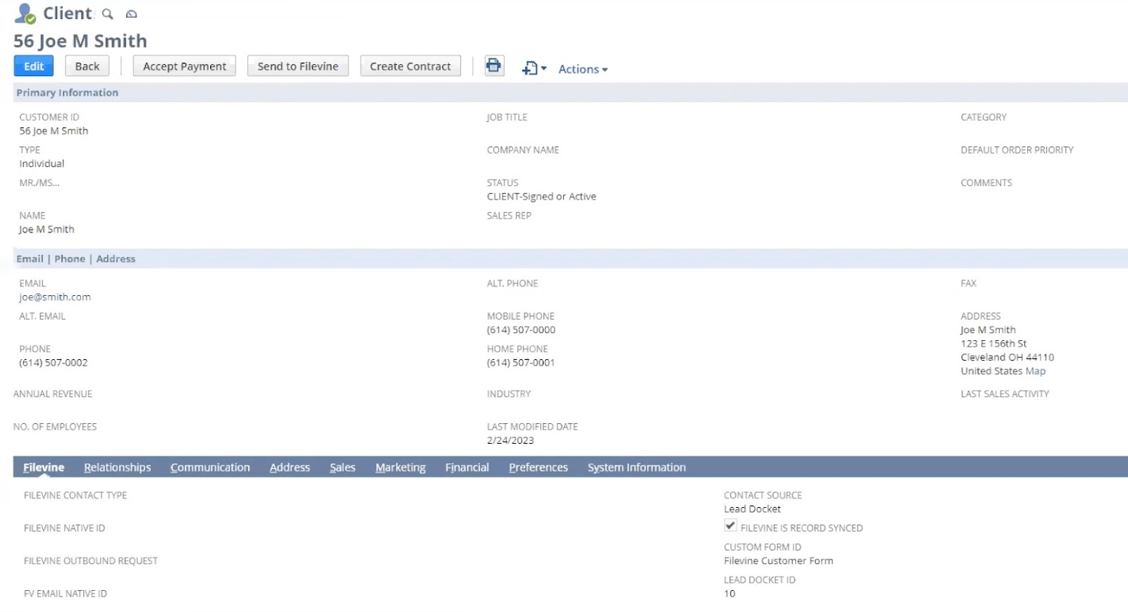 Filevine + Oracle NetSuite Integration Filevine Help Center