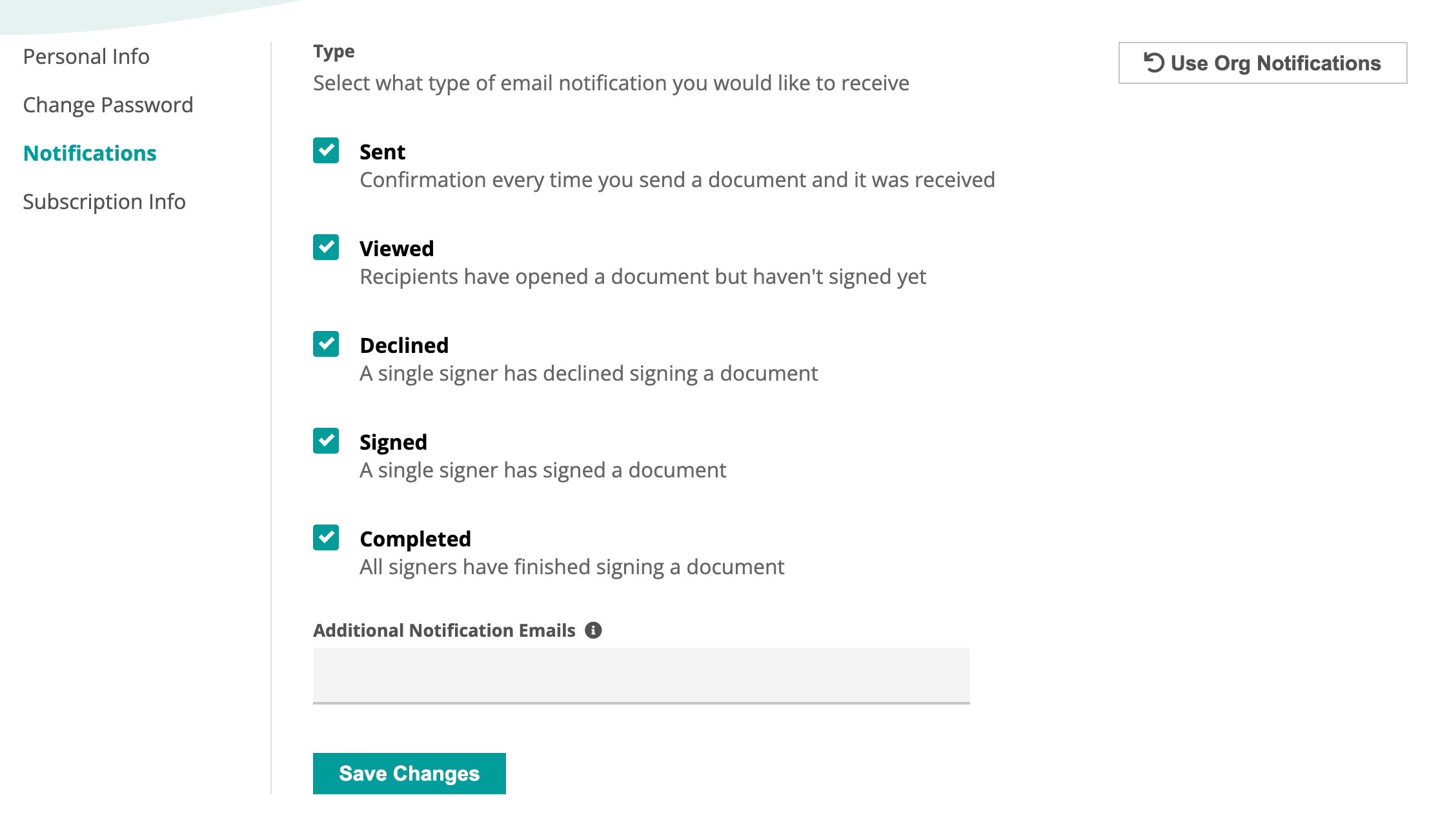 Vinesign User Account Settings Filevine Help Center