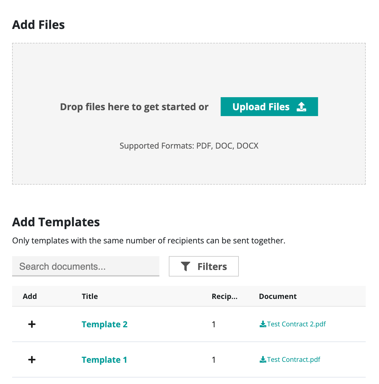 Send Documents in Vinesign Filevine Help Center