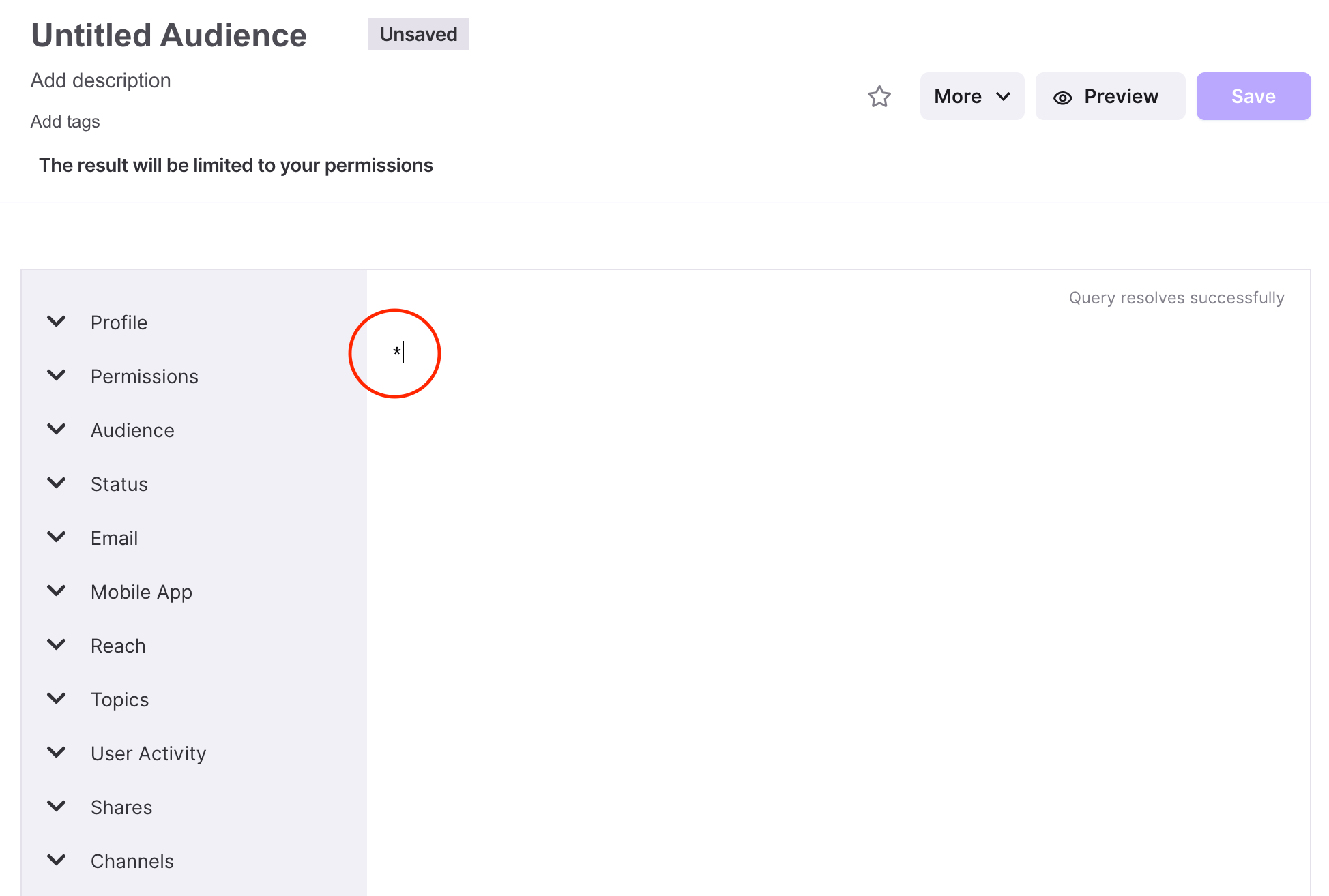 Create an Audience via Copy and Paste Firstup