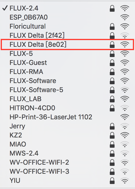 FLUX Delta 新增或設定機器 FLUX 說明中心
