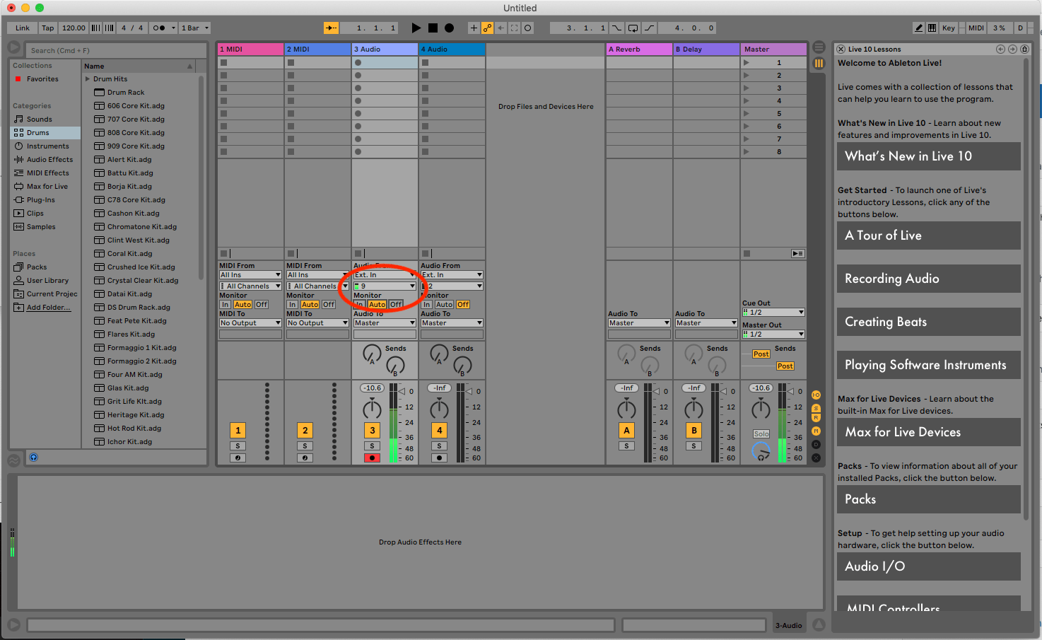 Can I record the talkback input on the 3rd gen 18i20? Focusrite