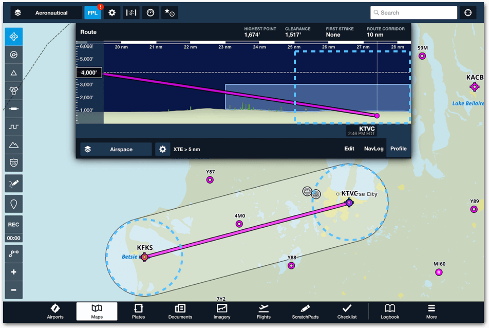 How are Highest Point, Clearance, and First Strike determined in the