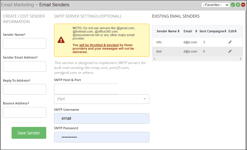 How to Set Up SMTP Senders Forth