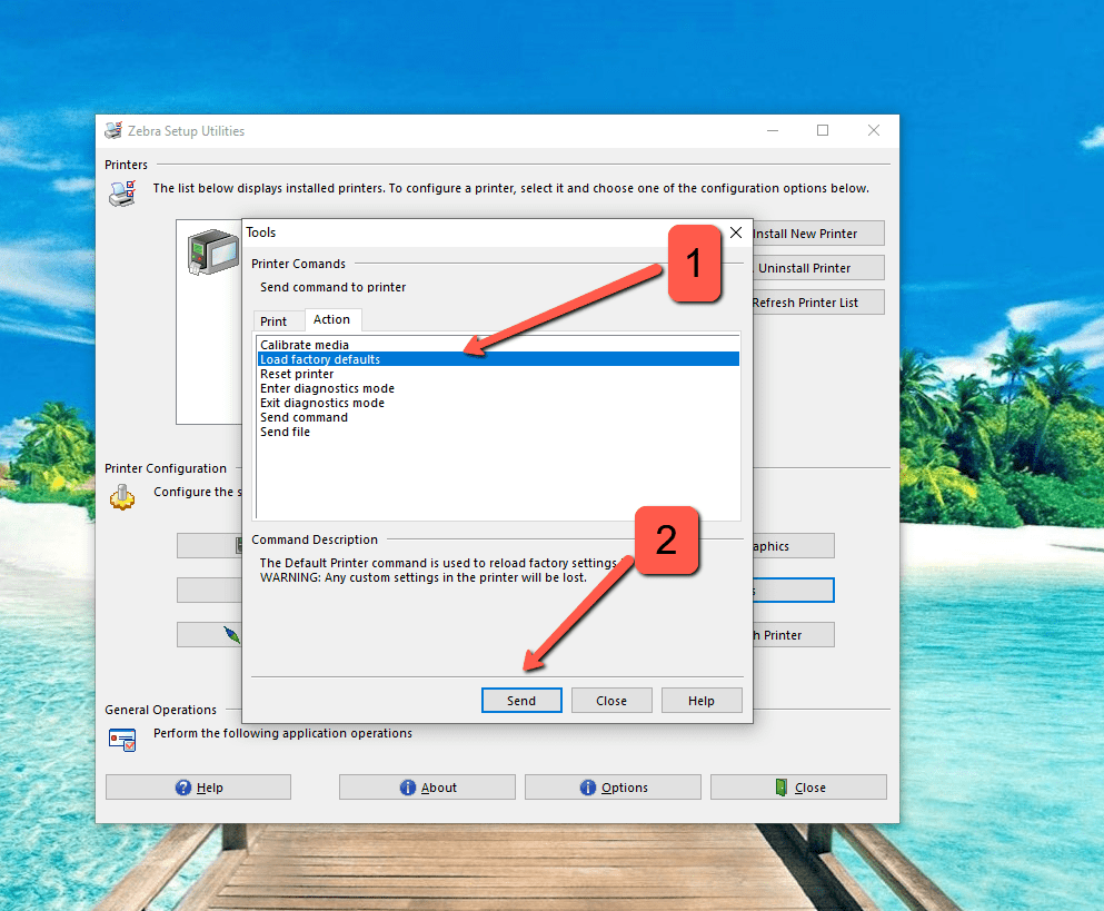 Reset Zebra Label Printer Settings to Default (ZD410/ TLP 2824 Plus)