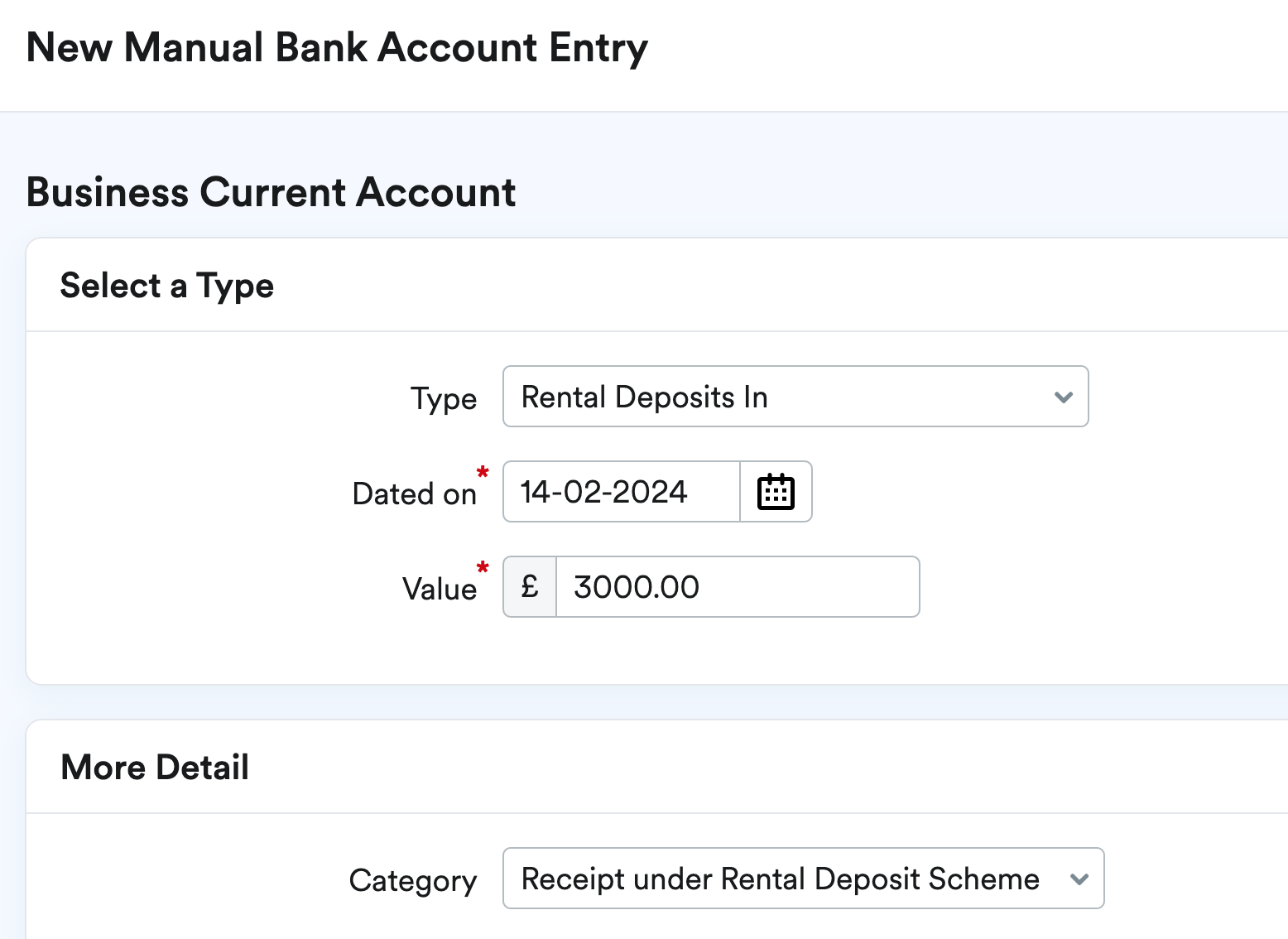 Explaining a rental deposit repaid to a tenant FreeAgent