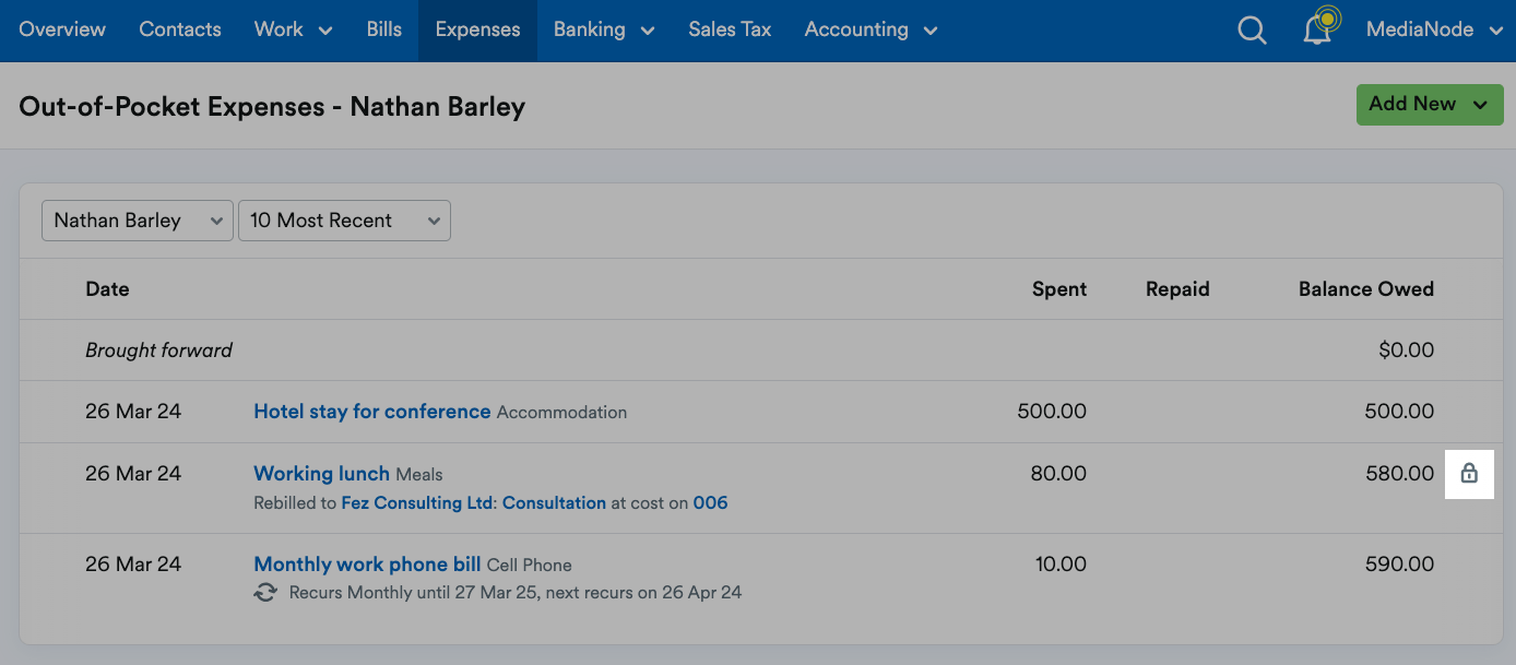 How to edit an outofpocket expense or mileage claim FreeAgent