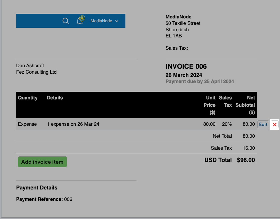 How to edit an outofpocket expense or mileage claim FreeAgent