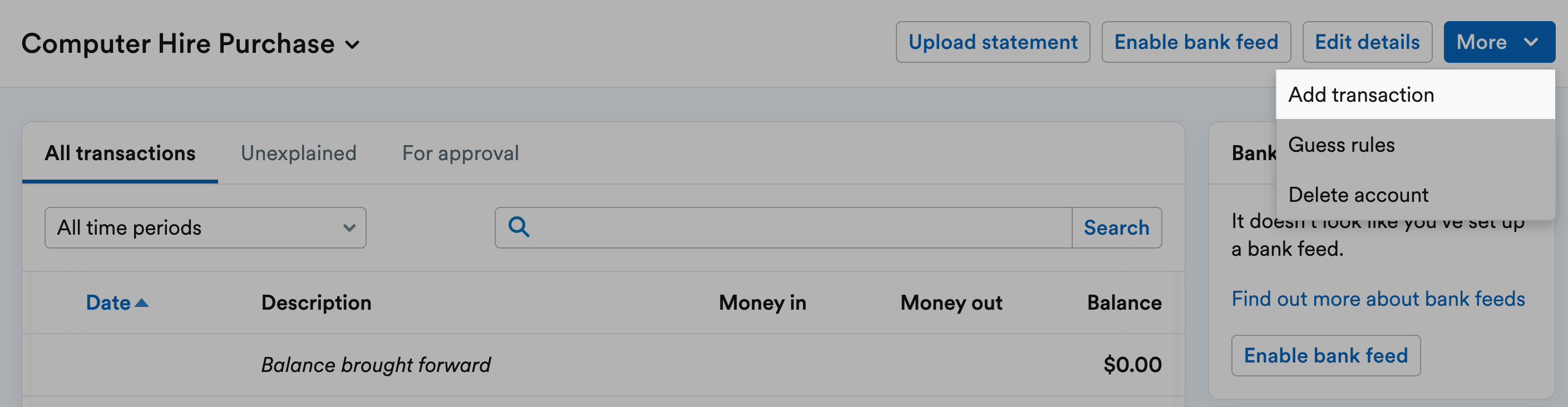 How to record an asset bought on hire purchase FreeAgent
