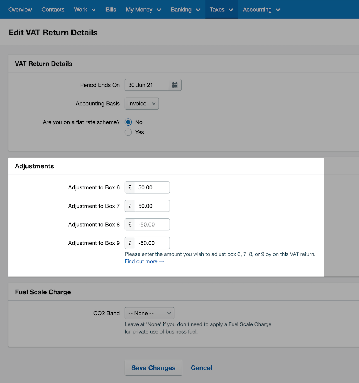 How to adjust boxes 6 to 9 of your VAT return FreeAgent