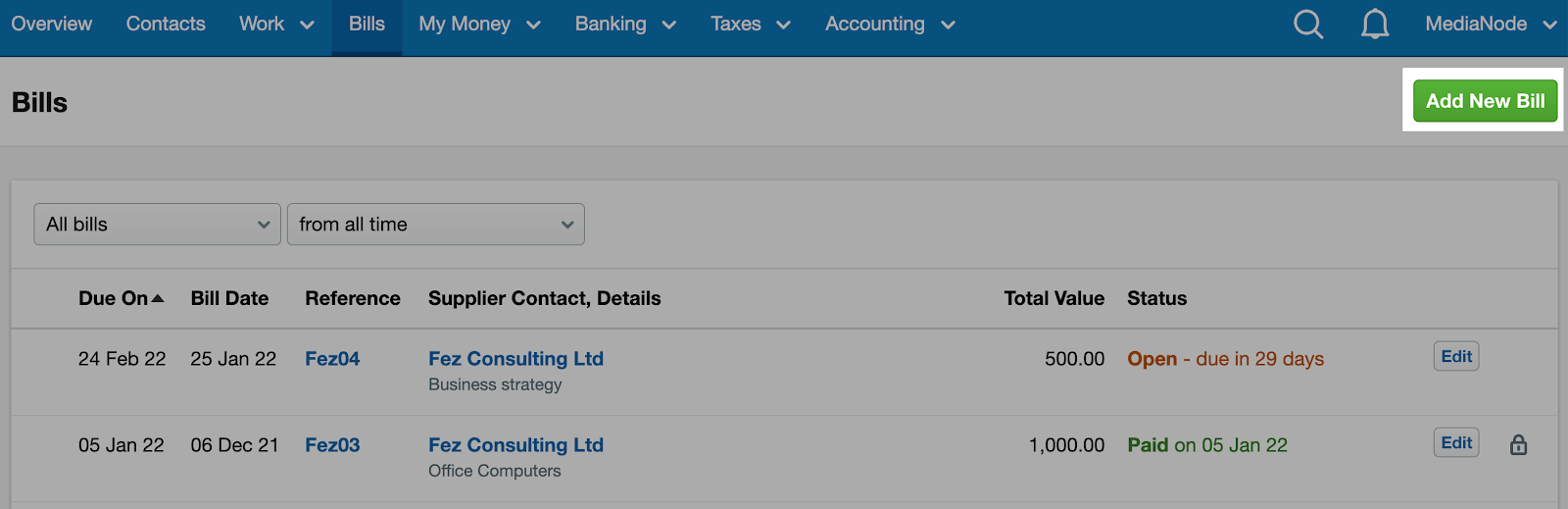 How to record an asset bought on hire purchase when using accruals