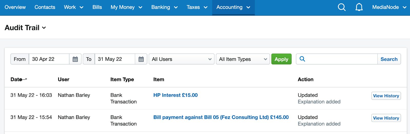 How to record an asset bought on hire purchase when using cash basis