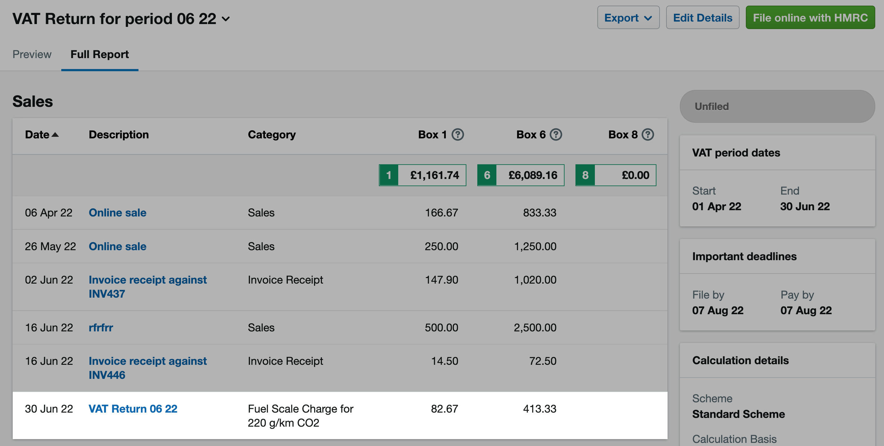 How to apply the fuel scale charge in FreeAgent FreeAgent