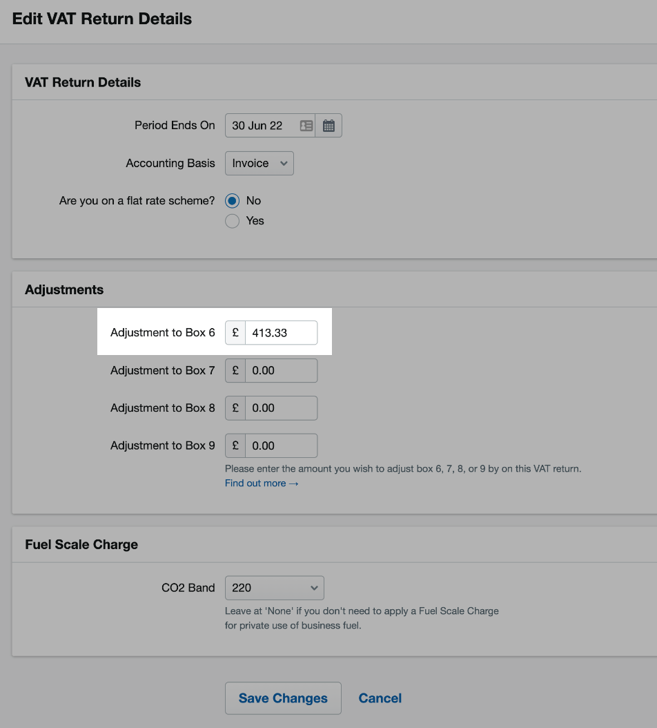 How to apply the fuel scale charge in FreeAgent FreeAgent