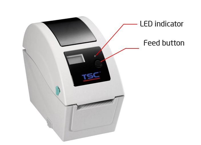 TSC TDP225 label printer Front Systems