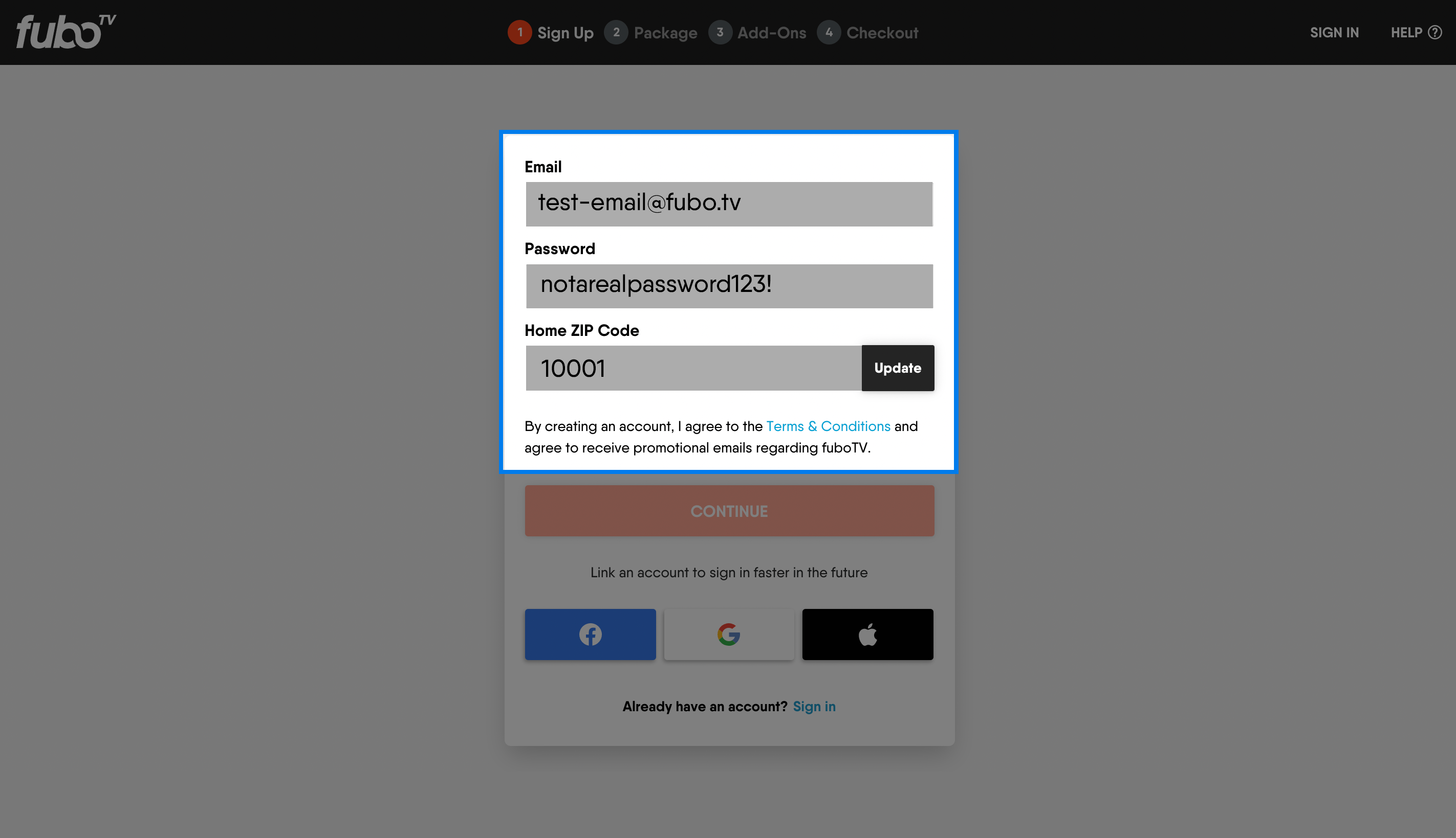How do I create a Fubo account? – Help Center