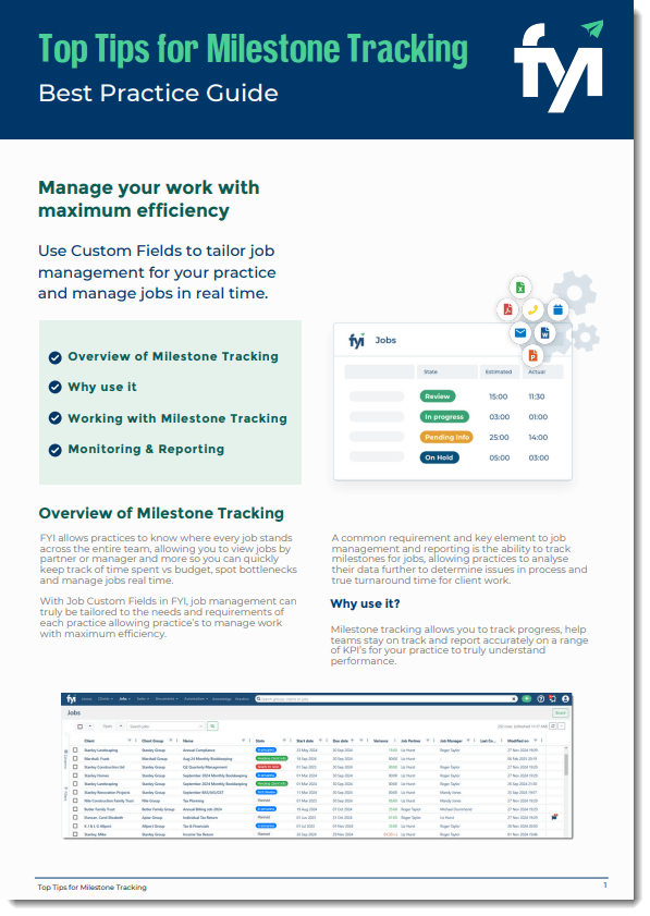 Top Tips for Tracking Milestones FYI