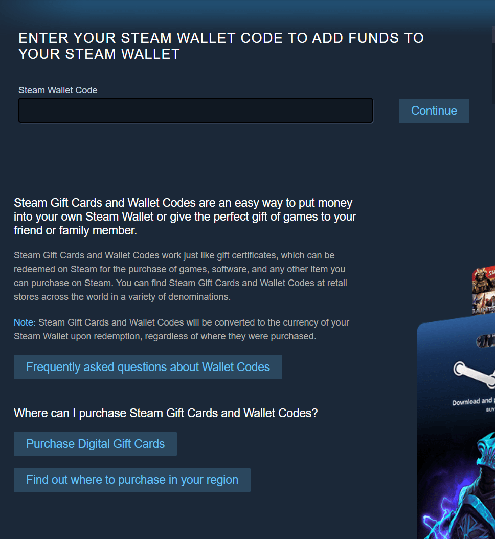 How to redeem a Steam Gift Card or Wallet Code Gameflip Help