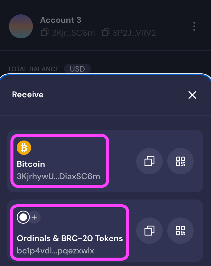 Bitcoin wallet address types Gamma.io Support