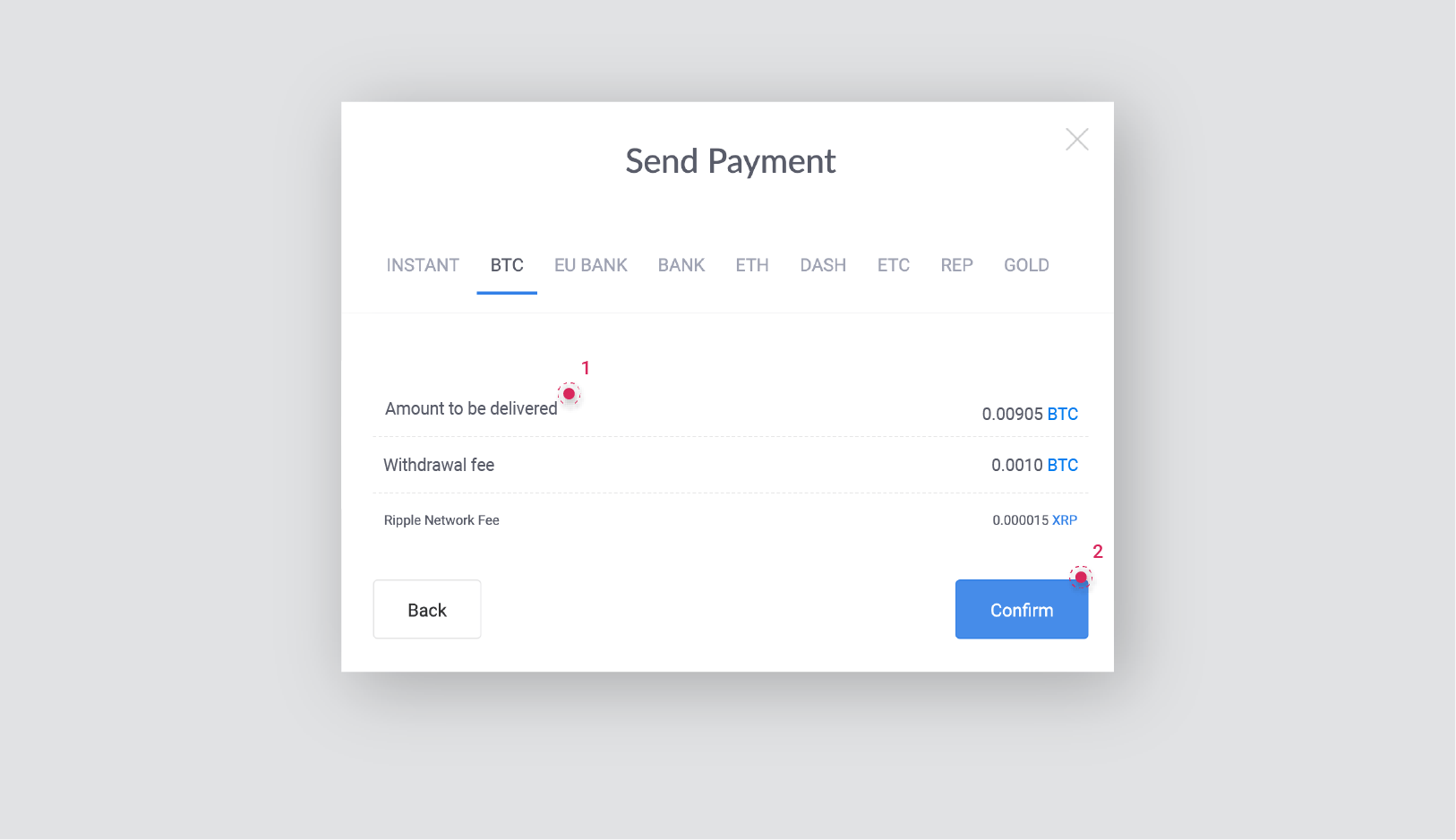 Send cryptocurrencies from your wallet GateHub Support