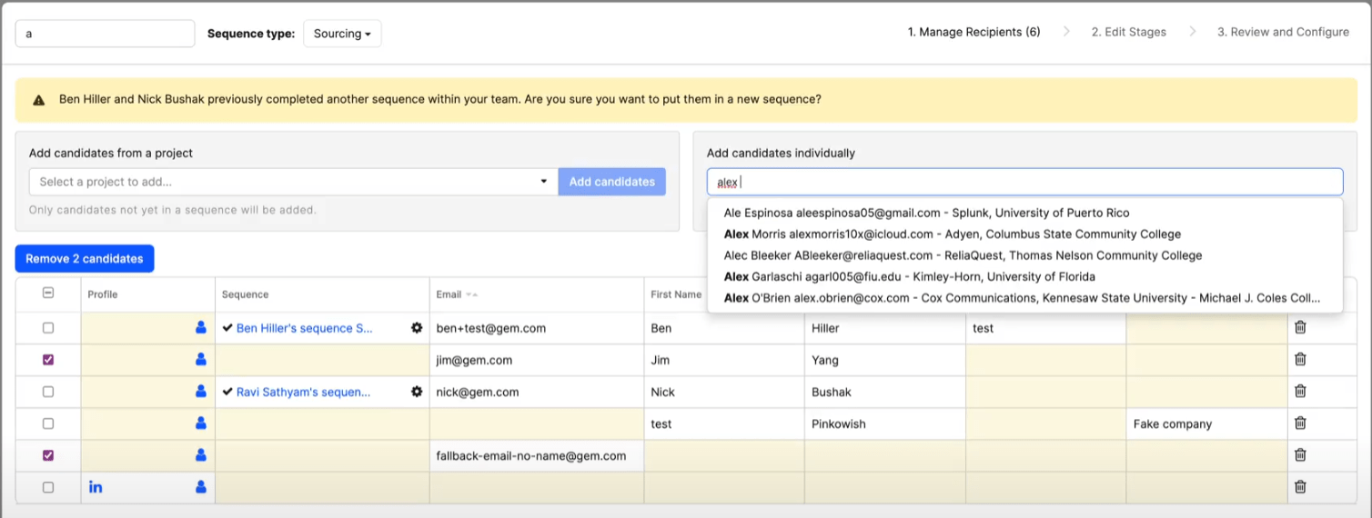 “Do Not Contact” Company List Gem