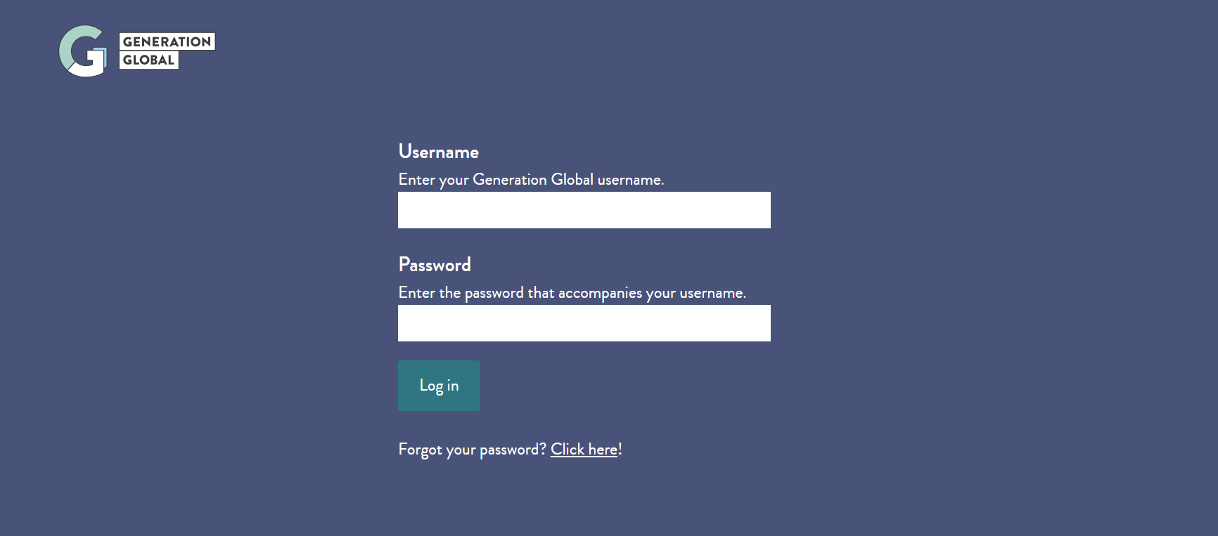 How can I login with my teacher account? Generation Global Support Centre