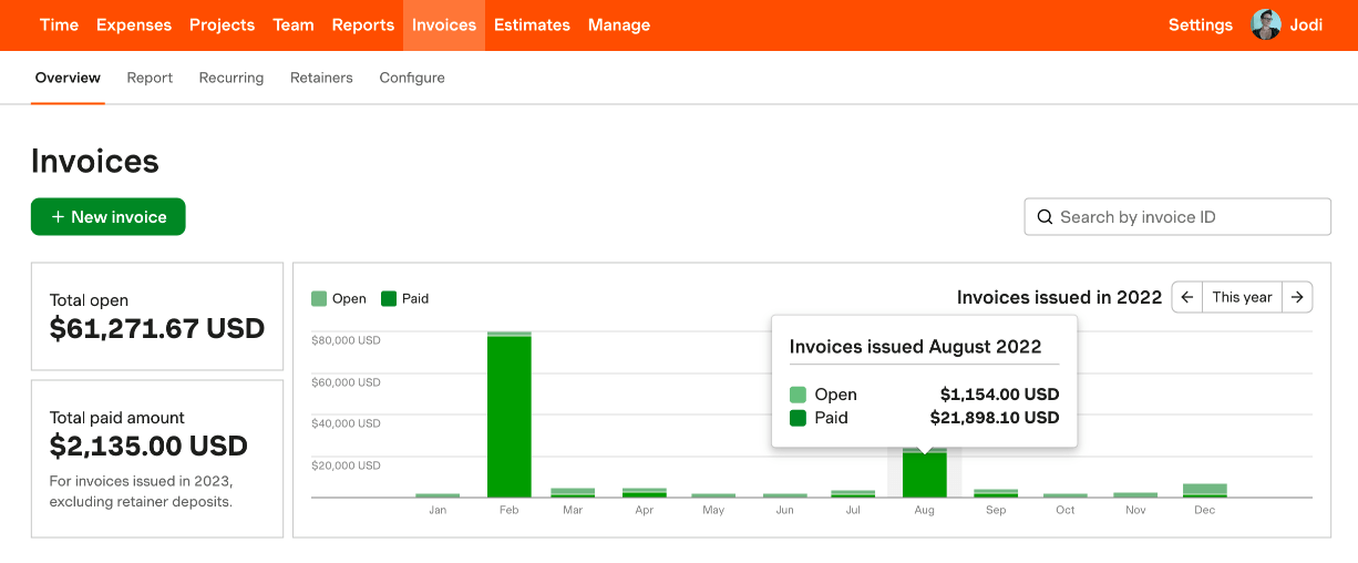 Invoices overview Harvest Help Center