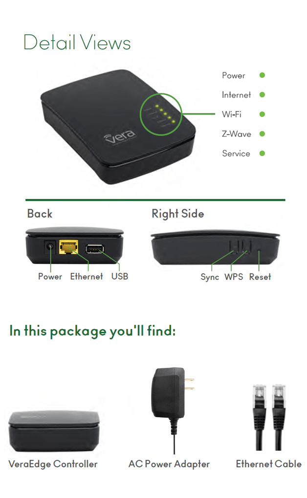 Features and Connectivity for Your VeraEdge – Vera