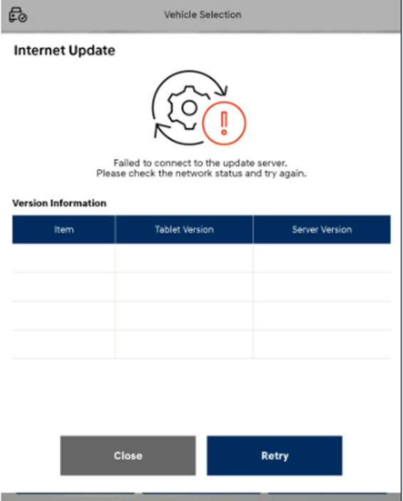 (WSO) 'Failed to connect to update server'' error message occurs. FAQ