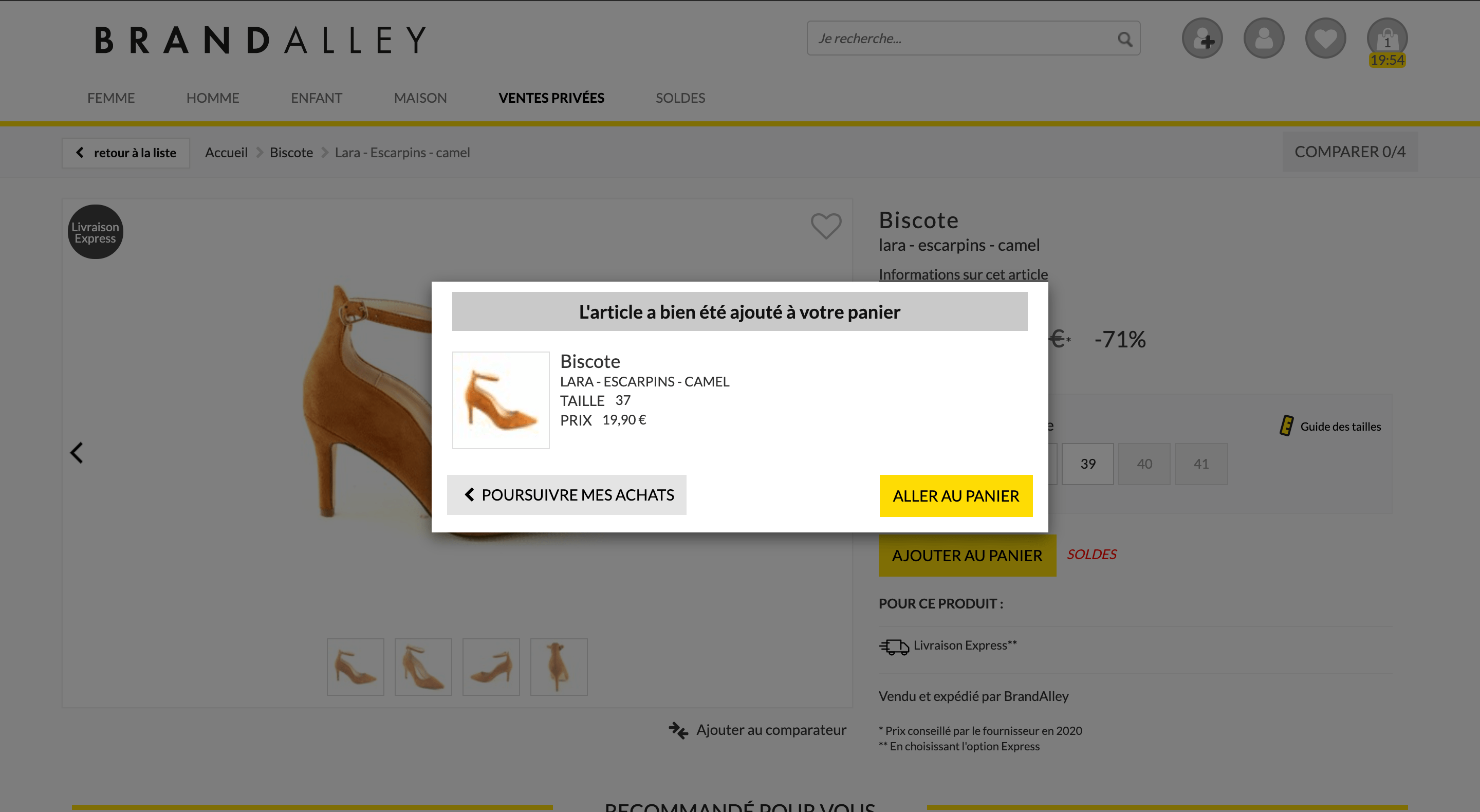 Utiliser votre code BrandAlley sur brandalley.fr Centre d'Aide