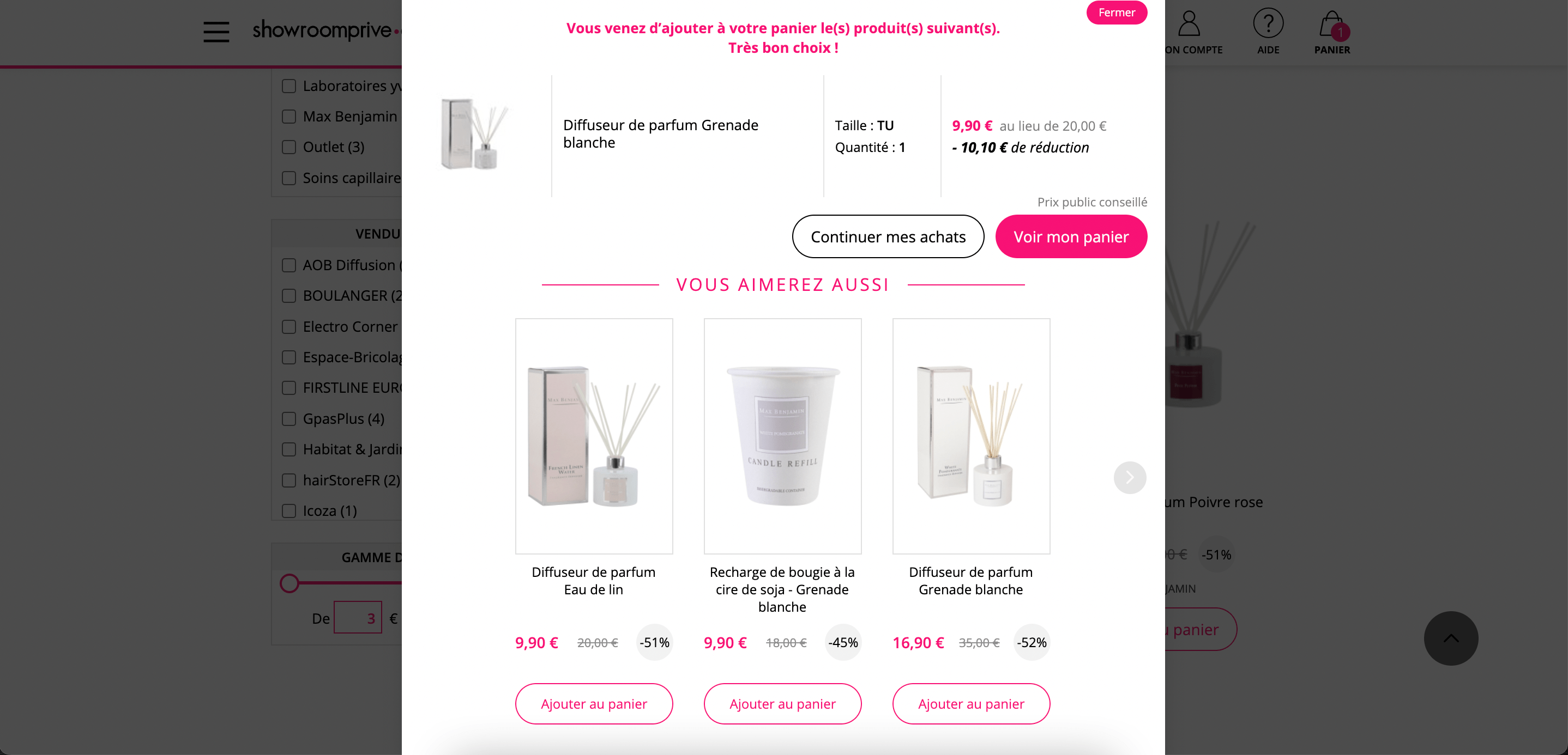 Utiliser votre code Showroomprivé sur Centre d'Aide