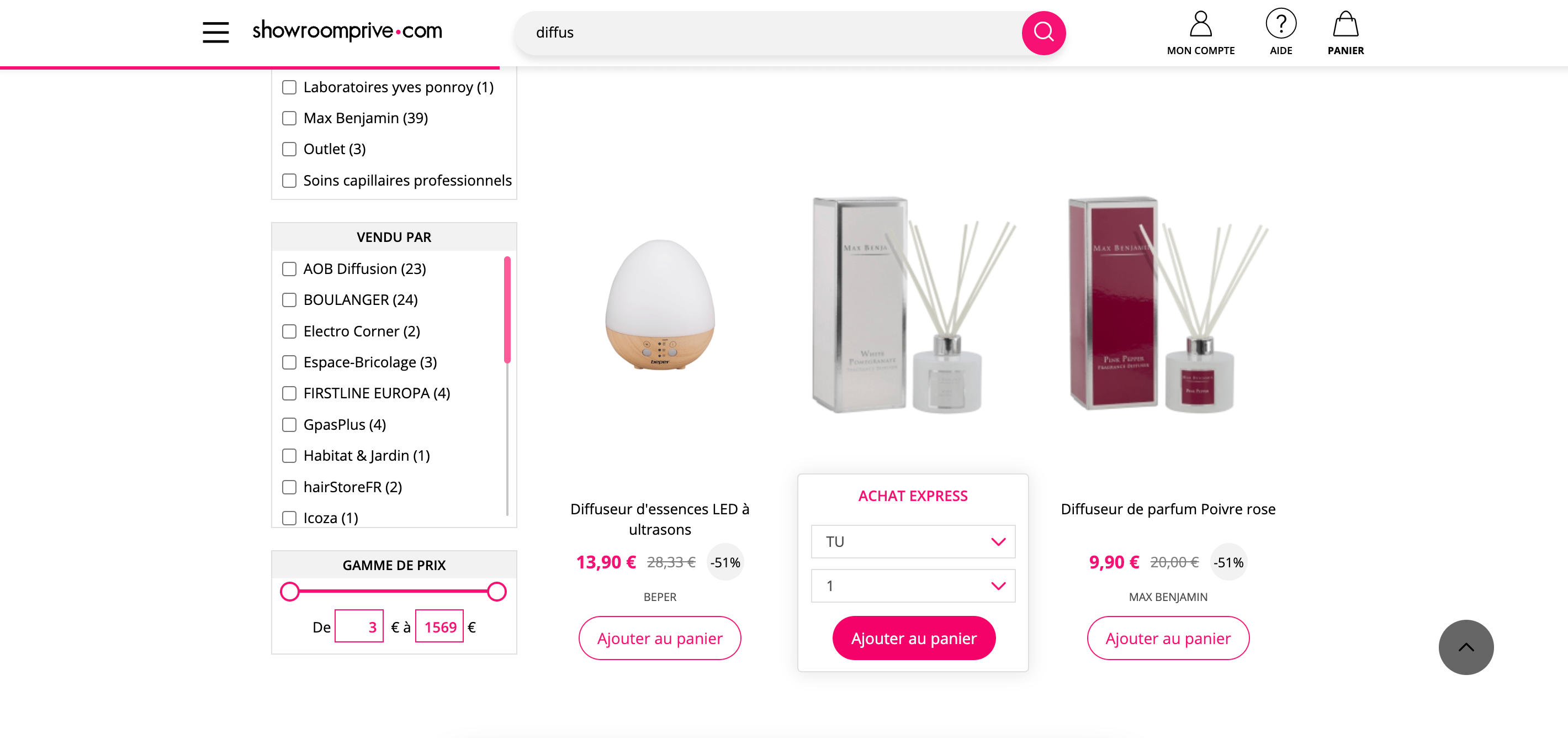 Utiliser votre code Showroomprivé sur Centre d'Aide