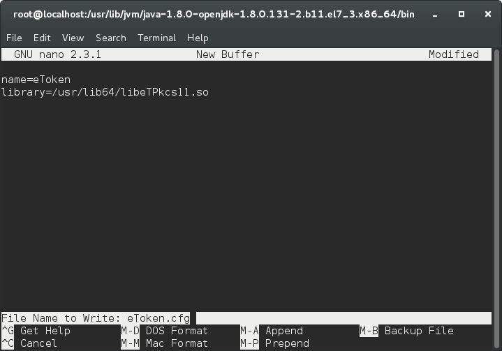 Token Based JAR Signing in Linux Environ...