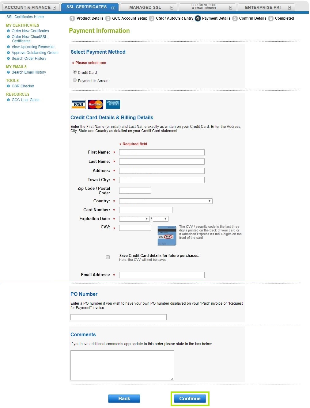 How to Order a New SSL Certificate How to Order a New SSL