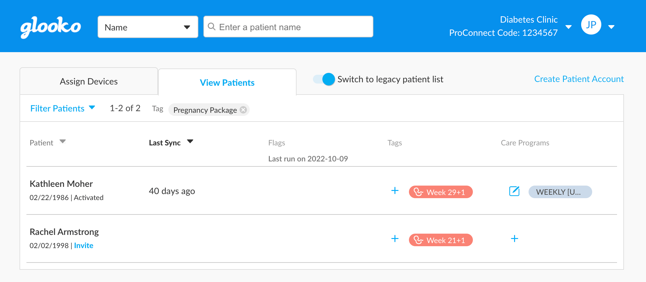 Tracking Pregnancies in the Glooko® Web App – Glooko Support | Help Center