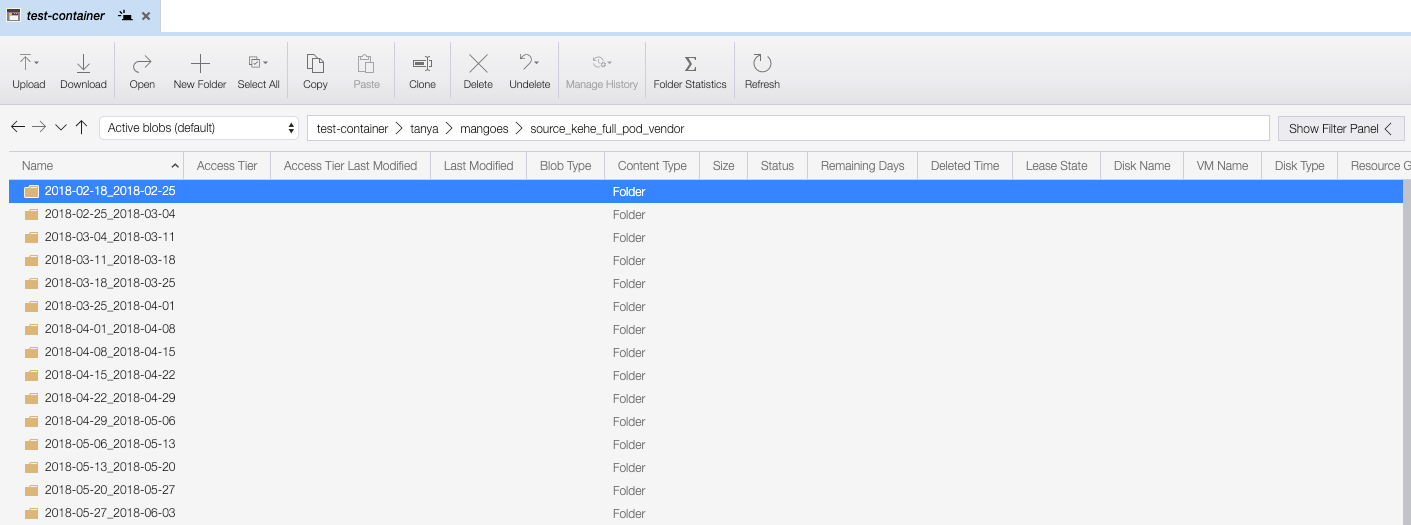 Azure Blob Storage connection overview Crisp Knowledge Base