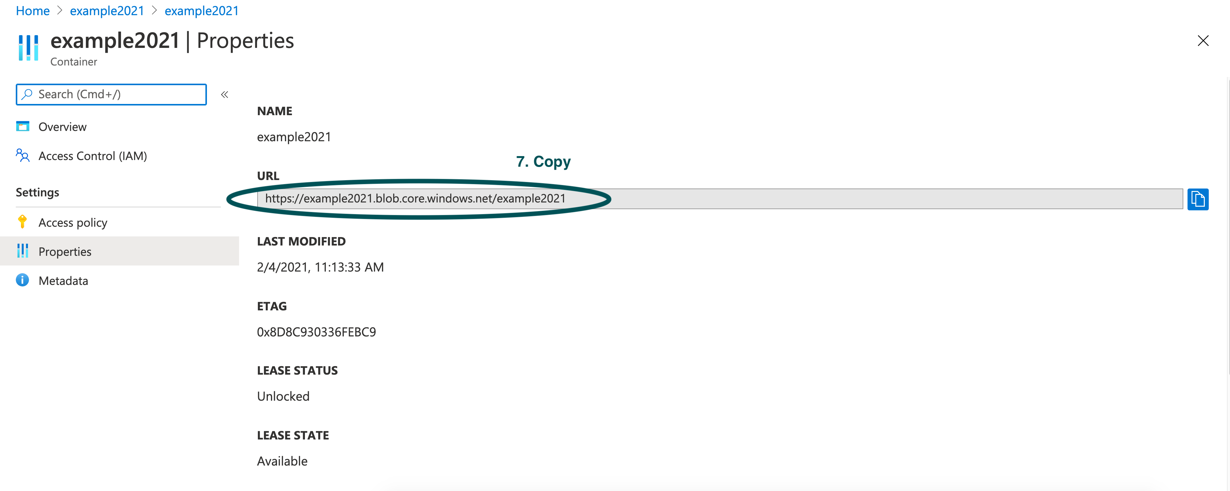 Azure Blob Storage connection setup guide Crisp Knowledge Base